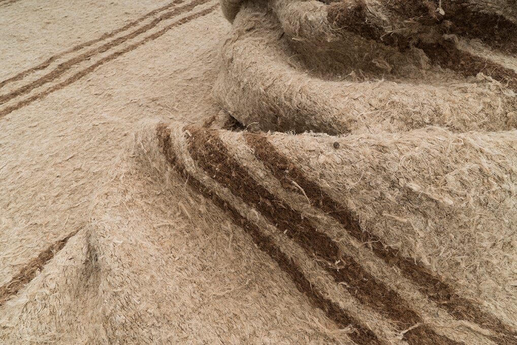 Vintage Rustic 100% Pure Hemp Rug - Aegean Region Vintage Rug Rob's Special Collection