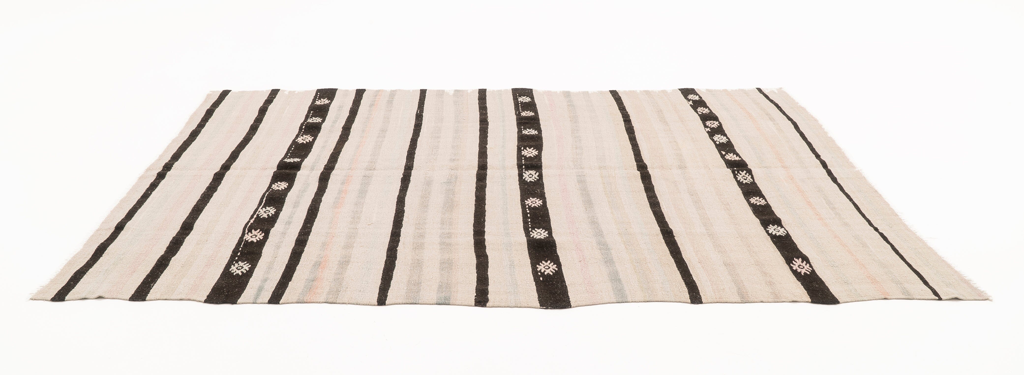 Traditional Vintage Hemp Rug - Inland Black Sea Region Vintage Rug Rob's Special Collection 