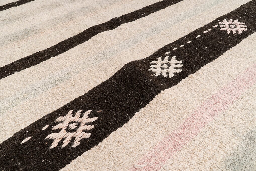 Traditional Vintage Hemp Rug - Inland Black Sea Region Vintage Rug Rob's Special Collection 