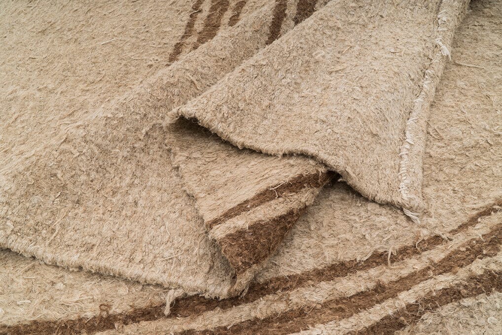 Vintage Rustic 100% Pure Hemp Rug - Aegean Region Vintage Rug Rob's Special Collection 