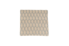 Handwoven hemp pillow case with rustic diamond pattern, eco-friendly Romanian hemp.