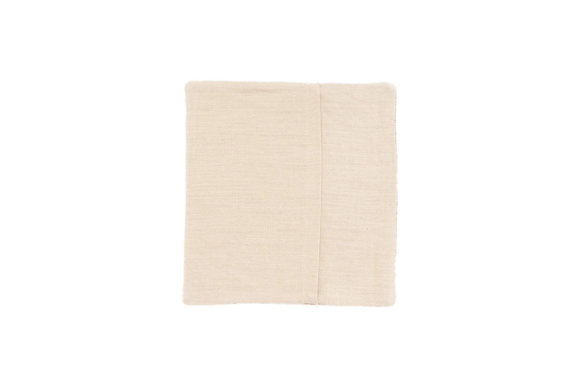 Beige chevron hemp pillow cover, handwoven, eco-friendly, and artisan-crafted.