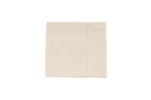 Sustainable beige hemp pillow cover, handcrafted with modern herringbone.
