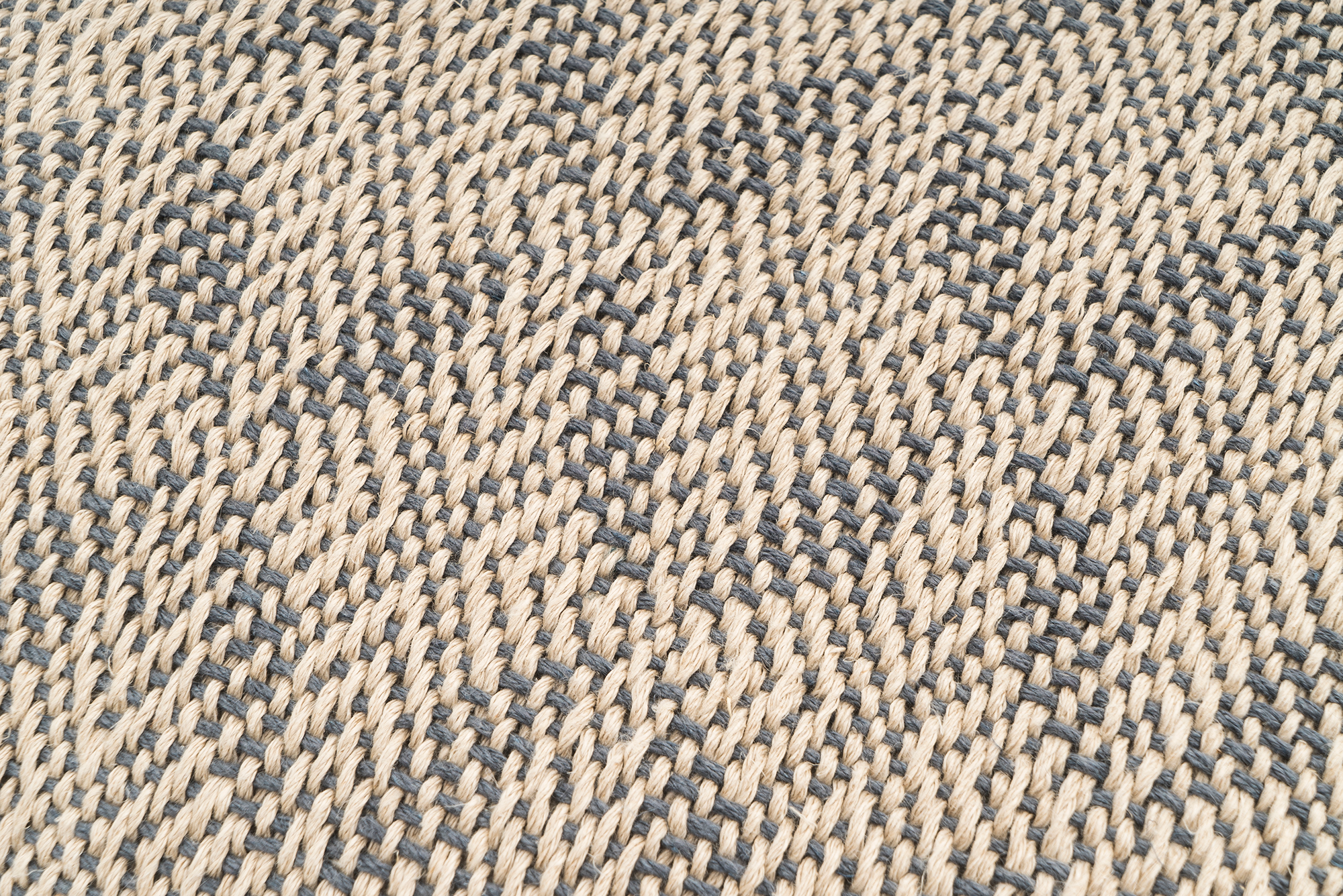 Eco-conscious hemp pillow case, handwoven, rustic beige, Romanian yarn.