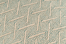 Sustainable hemp pillowcase, handwoven with herringbone pattern, beige tones.