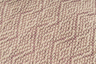 Artisan-crafted hemp pillowcase, rustic chevron design, eco-friendly, handmade in Romania.