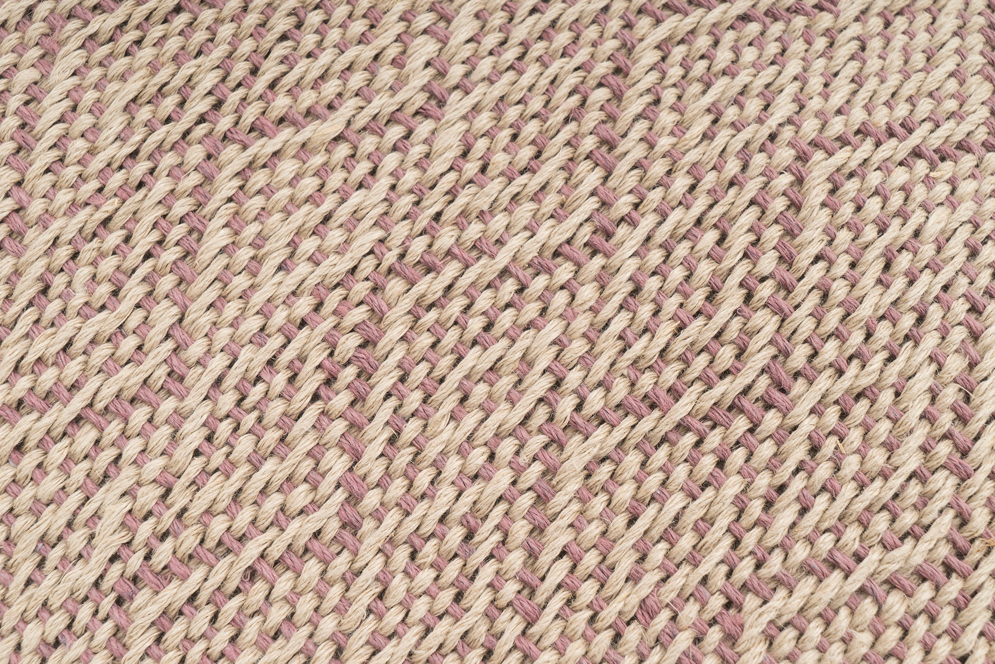 Artisan-crafted hemp pillowcase, rustic chevron design, eco-friendly, handmade in Romania.