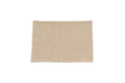 Handwoven hemp pillow case with rustic wave pattern, eco-friendly Romanian yarn.
