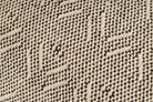 Sustainable hemp pillowcase, handwoven with abstract bohemian motifs.