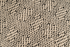 Artisan-crafted hemp pillow case, sustainable beige fabric, rustic herringbone pattern.
