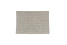 Handwoven hemp pillow case, eco-friendly, artisan-crafted, available in beige or blue.