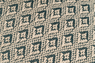 Eco-conscious hemp pillowcase, beige diamond design, handcrafted in Romania.