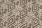 Artisan-crafted hemp pillowcase, diamond-weave pattern, sustainable and elegant.