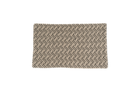 Mercury handwoven hemp pillow case with beige chevron pattern, eco-friendly artisan design.