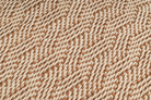 Eco-friendly beige hemp pillowcase, handwoven with herringbone design, artisan quality.