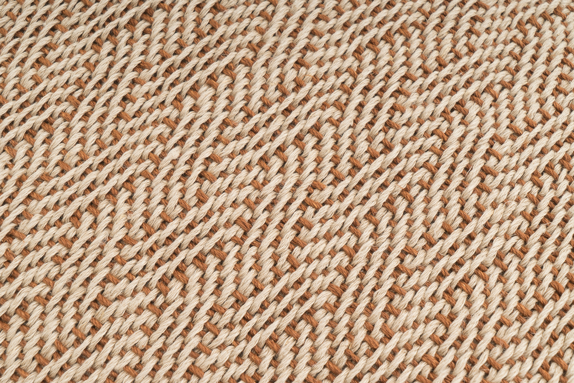 Eco-friendly beige hemp pillowcase, handwoven with herringbone design, artisan quality.