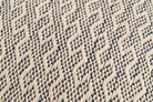 Sustainable hemp pillowcase, handwoven with abstract geometric design.