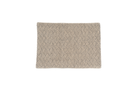 Handwoven hemp pillow case with beige and black herringbone pattern, eco-friendly and artisan-made.
