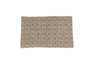 Handwoven hemp pillow case with rustic chevron pattern in beige, eco-friendly.