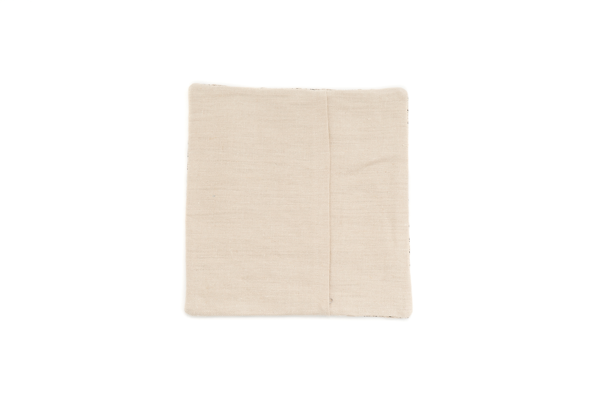 Artisan hemp pillow case, featuring rustic chevron patterns, eco-conscious decor.