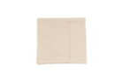 Sustainable hemp cushion case, handwoven with geometric zigzag pattern, beige, eco-friendly.
